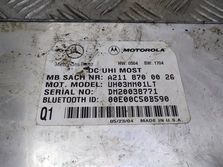 Mercedes-Benz S W220 (1998 - 2006) A2118700026 Блок GSM — фото 4