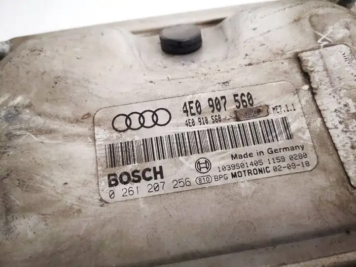 Audi A8 S8 D2 4D (1999 - 2002) 4e0907560 Блок управления двигателем (ЭБУ) — фото 2