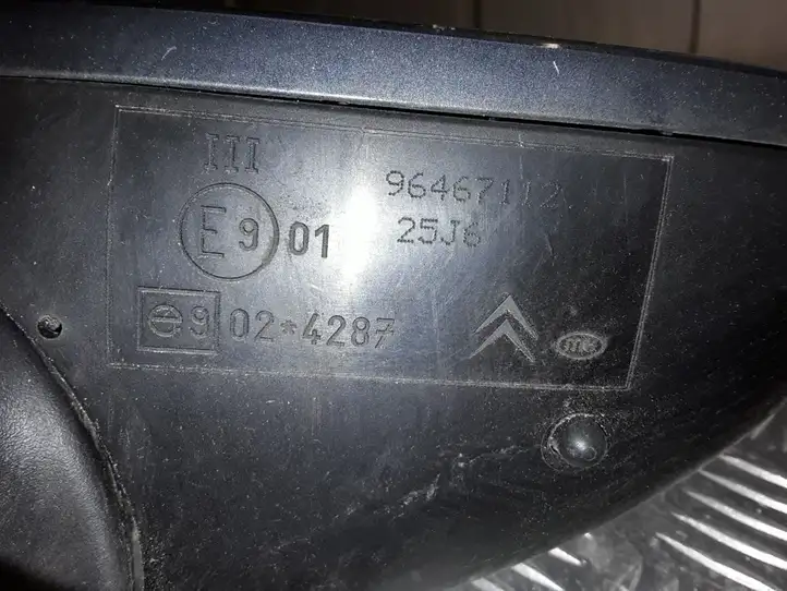 Citroen C4 (2004 - 2008) 96467112 Боковое зеркало с электроприводом — фото 3
