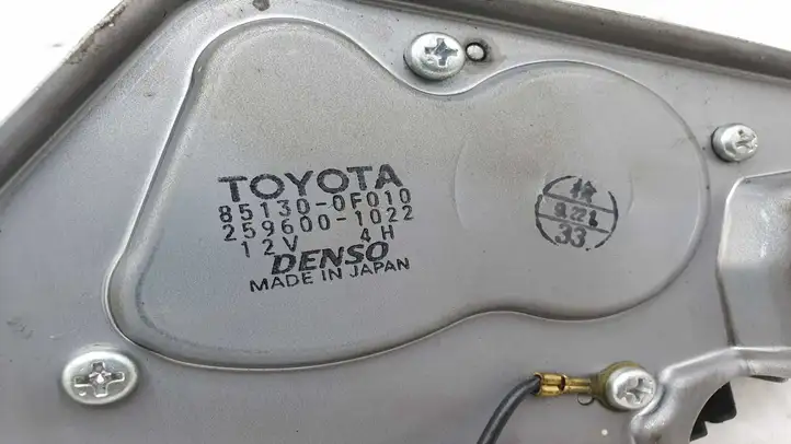 Toyota Corolla Verso E121 (2004 - 2007) 851300F010 Двигатель стеклоочистителя заднего стекла — фото 3