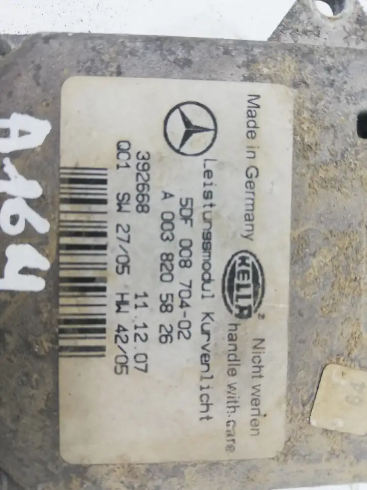 Mercedes-Benz ML W164 (2005 - 2011) A0038205826 Блок розжига ксенона — фото 3
