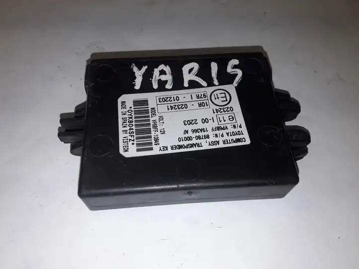 Toyota Yaris (2005 - 2009) 897800D010 Блок иммобилайзера — фото 2