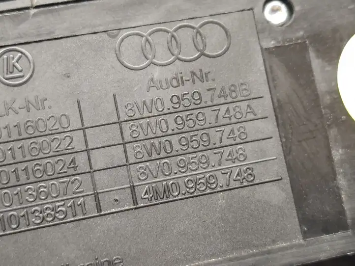Audi Q7 4M (2015 - ) 4M0881326G Отделка регуляторов сиденья — фото 2