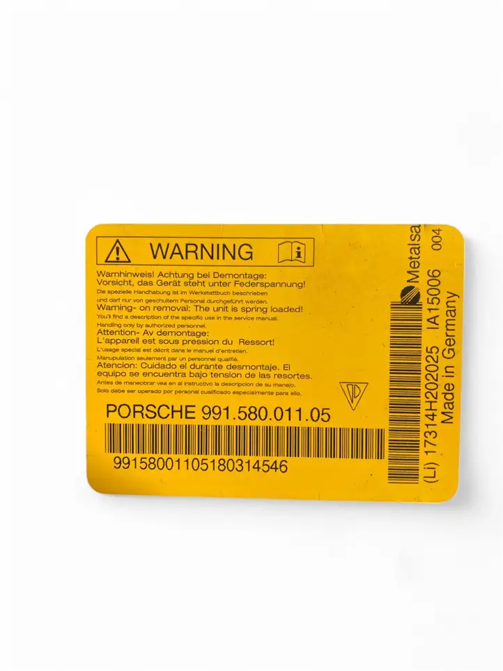 Porsche 911 991 99158001105 Гидроцилиндр замка крыши — фото 1