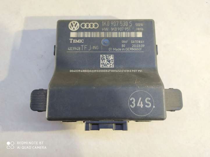 1K0907530S Skoda Superb B5 (3U) Gateway valdymo modulis