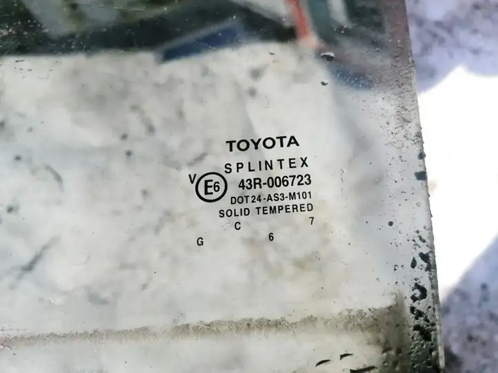 Toyota Avensis T250 (2006 - 2009) Стекло задней двери — фото 3