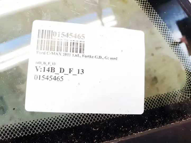 Ford C-MAX II (2010 - 2015) Заднее боковое стекло — фото 2