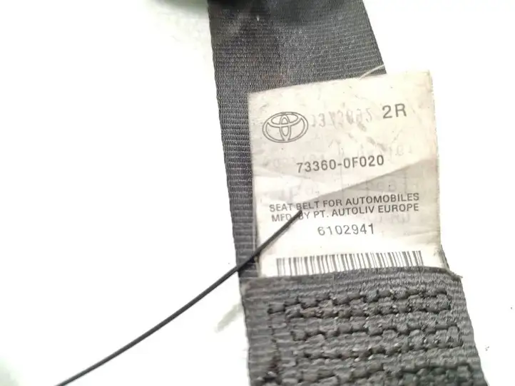 Toyota Verso (2009 - 2012) 73360-0F020 Задний ремень безопасности — фото 6