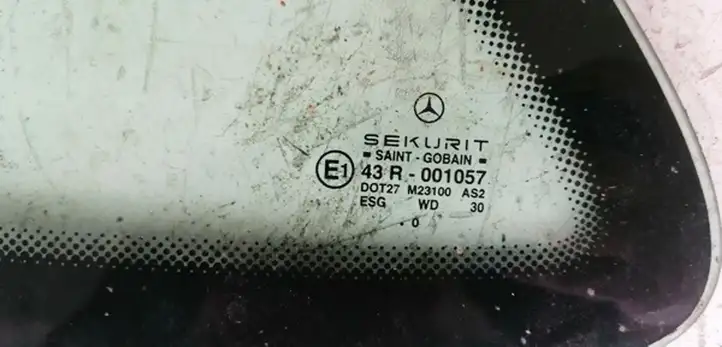 Mercedes-Benz A W168 (1997 - 2004) Заднее боковое стекло — фото 2