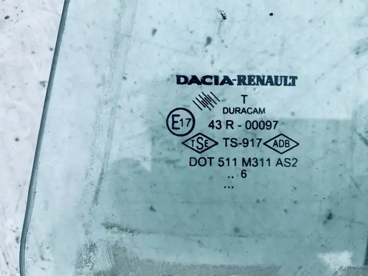 Dacia Logan I (2004 - 2012) Стекло задней двери — фото 3