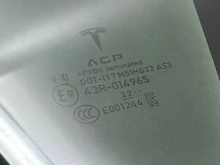 Tesla Model X (2021 - ) 43R014965 Стекло задней двери — фото 9
