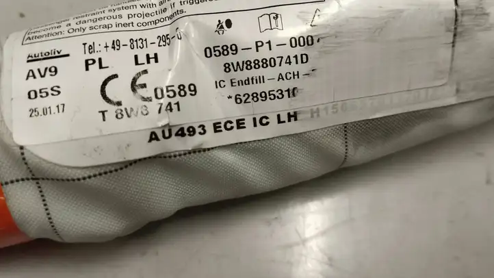 Audi A5 (2016 - ) 8w8880741d Боковая подушка безопасности шторка — фото 3