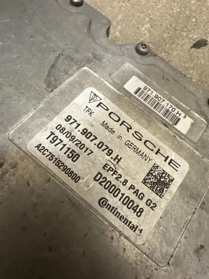 Porsche Panamera (971) (2016 - 2020) 971907079H Модуль аккумуляторной батареи гибридного автомобиля / электромобиля — фото 3