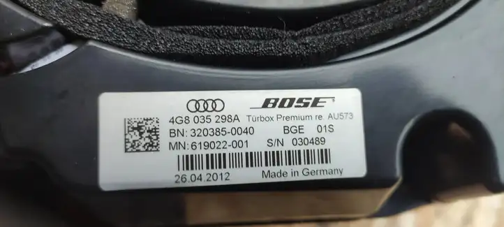 Audi A7 S7 4G (2010 - 2014) 4G8035298A Динамики передних дверей — фото 4