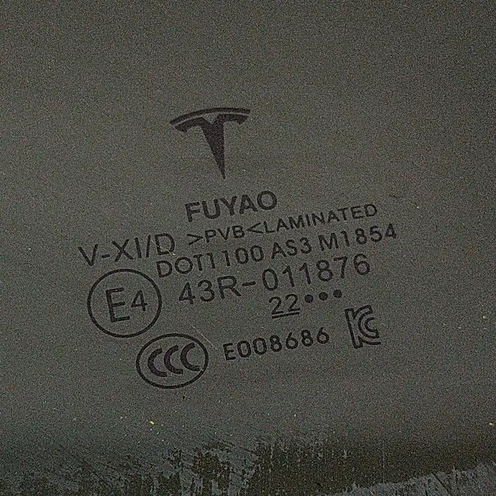Tesla Model Y (2019 - 2024) 149550600B Стекло задней двери — фото 6