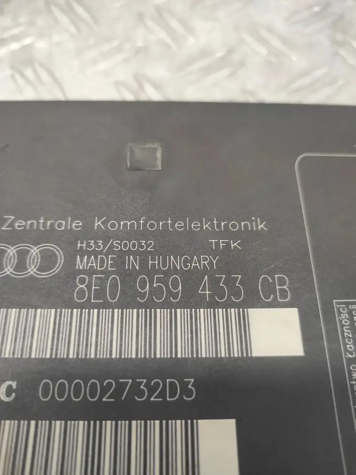 Audi A4 S4 B7 8E 8H (2004 - 2009) 8E0959433CB Модуль комфорта — фото 4
