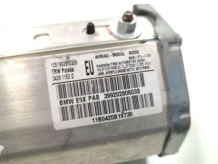 BMW 3 E90 E91 (2005 - 2012) 34081150D Подушка безопасности пассажира — фото 6