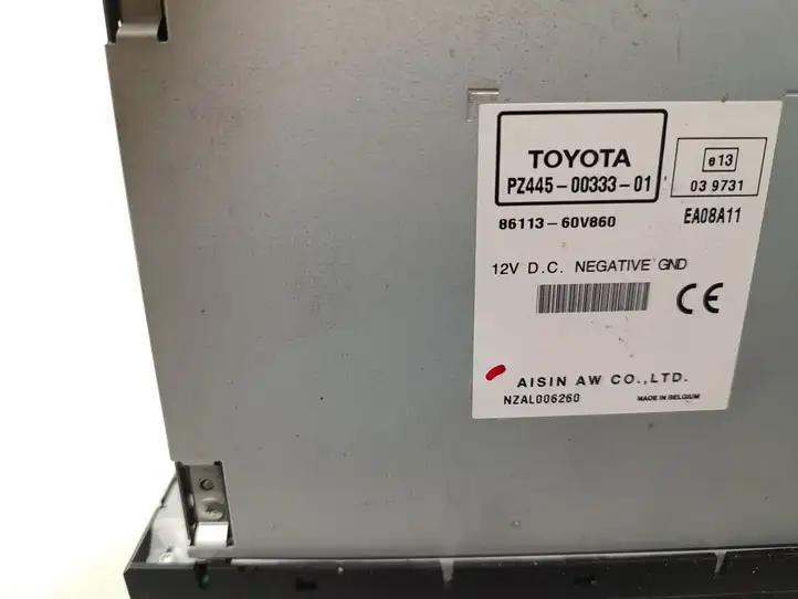 Toyota Avensis T270 (2009 - 2012) 86113-60V860 Магнитола / мультимедийная система — фото 6