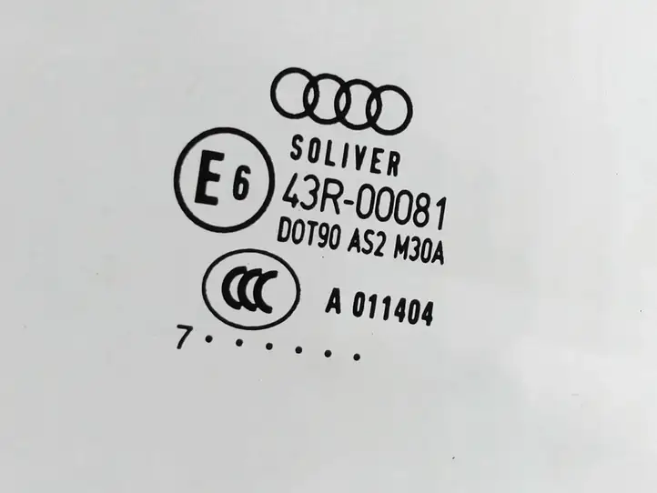 Audi A6 Allroad C6 (2006 - 2008) 43R00081 Стекло задней двери — фото 2