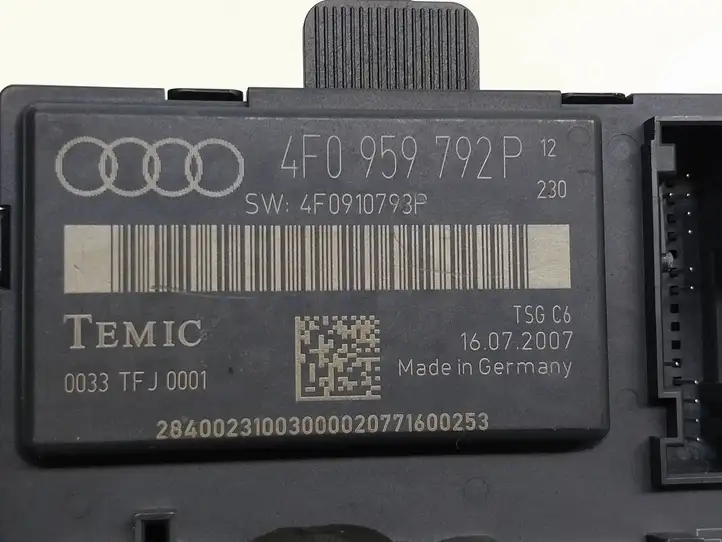 Audi A6 Allroad C6 (2006 - 2008) 4F0959792P Блок управления дверью — фото 5