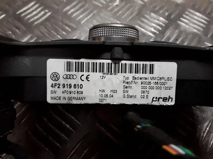 Audi A6 S6 C6 4F (2004 - 2008) 4F2919610 Контроллер мультимедийной системы — фото 2