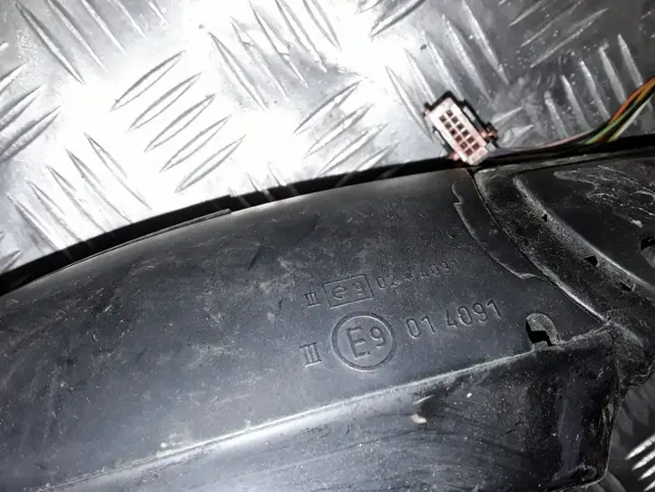Peugeot 607 (2004 - 2010) E9014091 Боковое зеркало с электроприводом — фото 4