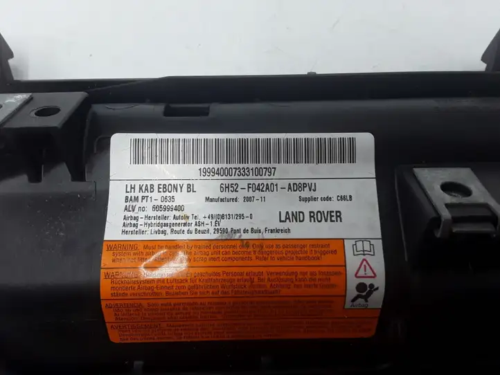Land Rover Freelander 2 - LR2 (2006 - 2010) 6H52F042A01AD Коленная подушка безопасности — фото 5