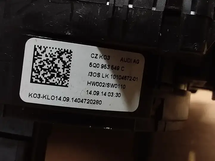 Audi A3/S3 8V (2012 - 2016) 5Q0953549C Контактное кольцо SRS — фото 2