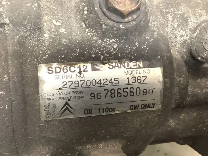 Peugeot 508 (2010 - 2014) 2797004245 Компрессор (насос) кондиционера воздуха — фото 4