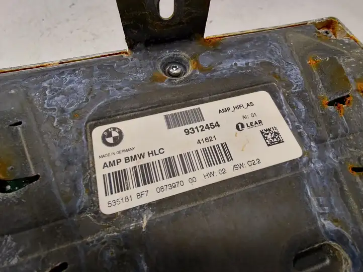 BMW 3 F30 F35 F31 (2012 - 2018) 9312454 Усилитель звука — фото 4
