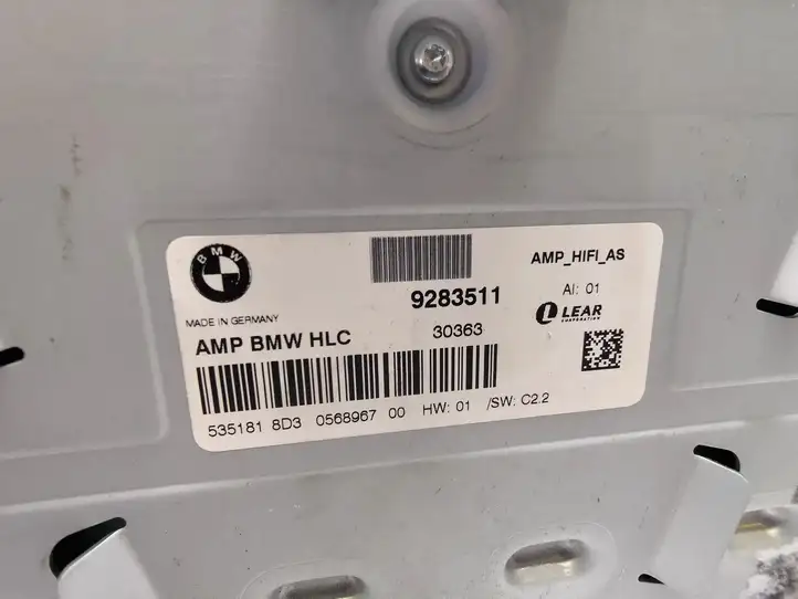 BMW 3 F30 F35 F31 (2012 - 2018) 9283511 Усилитель звука — фото 4
