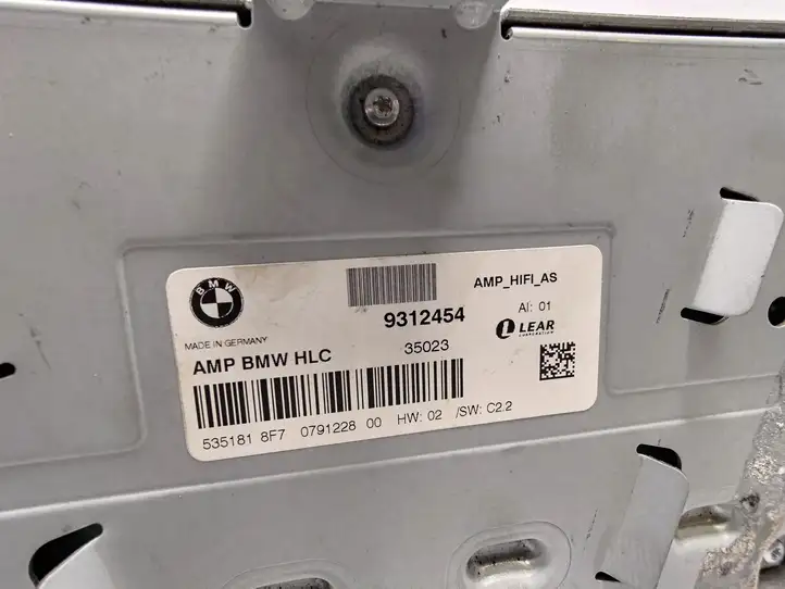 BMW 3 F30 F35 F31 (2012 - 2018) 9312454 Усилитель звука — фото 4