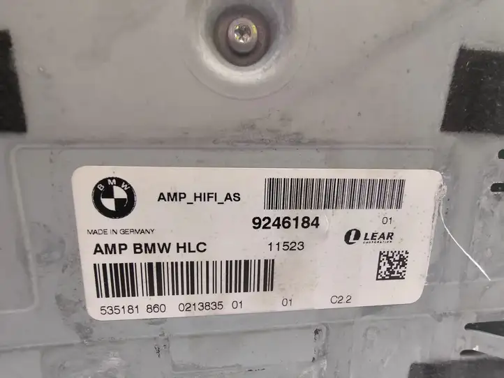BMW 3 E90 E91 (2005 - 2012) 9246184 Усилитель звука — фото 4