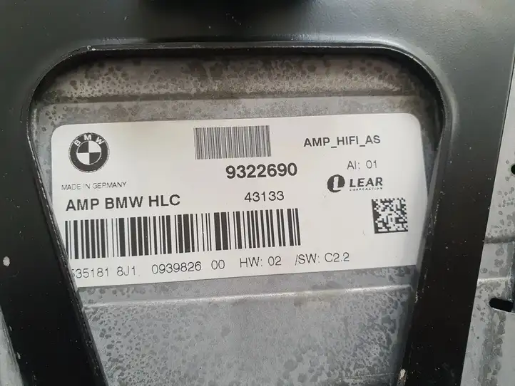 BMW 4 F32 F33 (2013 - 2017) 9322690 Усилитель звука — фото 4