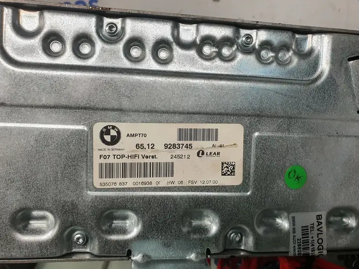 BMW X5 E70 (2006 - 2013) 65129283745 Комплект аудиосистемы — фото 5