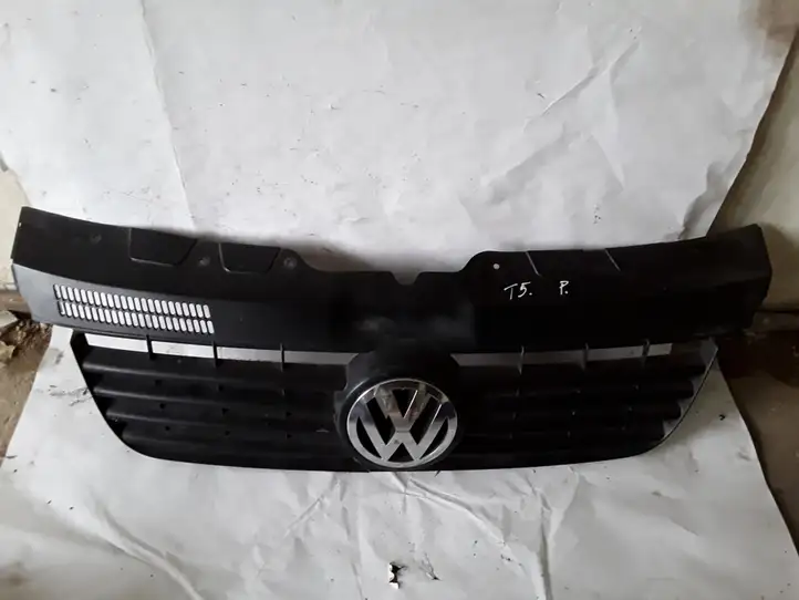 Volkswagen Transporter - Caravelle T5 (2003 - 2009) 7H0807101 Верхняя решетка радиатора — фото 1
