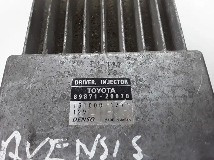 Toyota Avensis T250 (2006 - 2009) 8987120070 Блок управления форсунками — фото 2