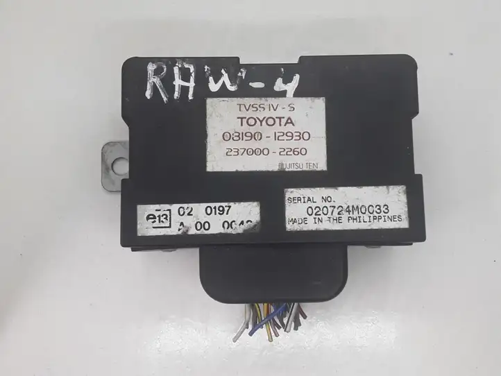 Toyota RAV 4 (XA20) (2000 - 2005) 0819012930 Блок управления сигнализацией — фото 1