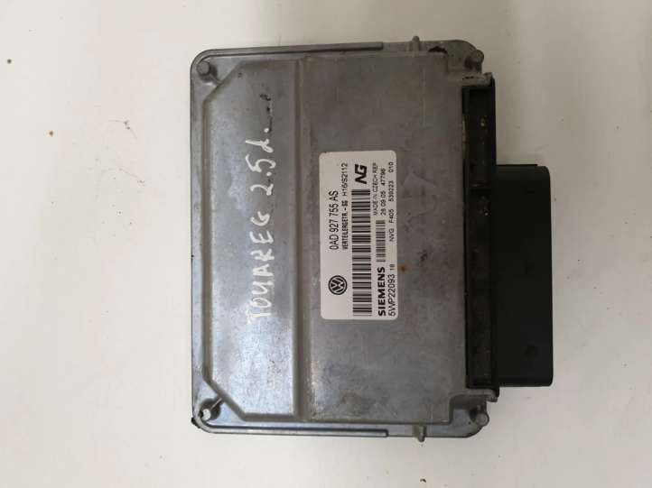 0AD927755AS Volkswagen Touareg I Galios (ECU) modulis