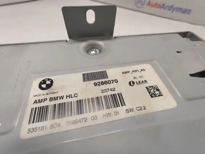 BMW 3 F30 F35 F31 (2012 - 2018) 9286070 Усилитель звука — фото 3