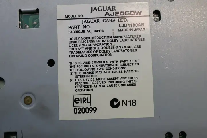 Jaguar XK8 - XKR (1996 - 2004) LJD4100AB Магнитола / мультимедийная система — фото 6