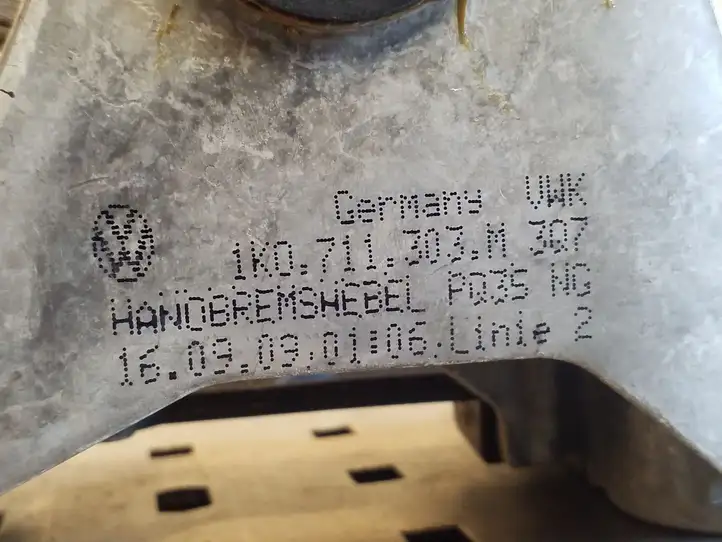 Volkswagen Golf Plus (2008 - 2014) 1K0711303M Механизм ручного тормоза (в салоне) — фото 2