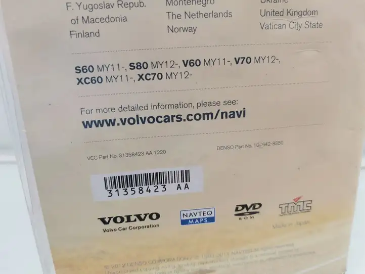 Volvo V70 (2007 - 2013) 31358423 Навигационные карты CD/DVD — фото 7