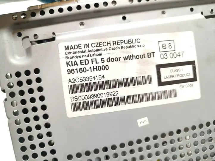 Kia Ceed (2006 - 2010) 96160-1H000 Магнитола / мультимедийная система — фото 6