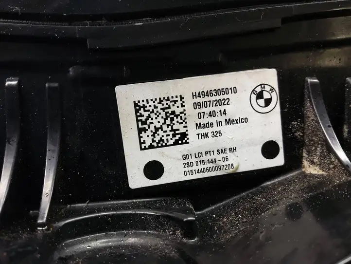 BMW X3 G01 (2018 - 2024) 9463050 Задний фонарь в кузове — фото 7