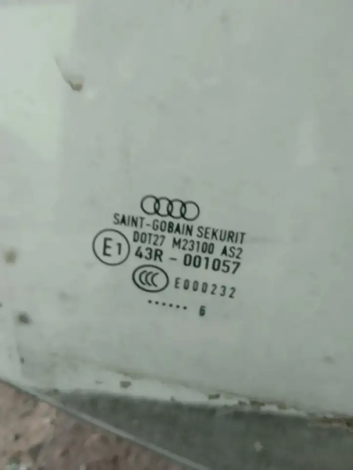 Audi A3/S3 8P (2004 - 2008) Стекло задней двери — фото 3