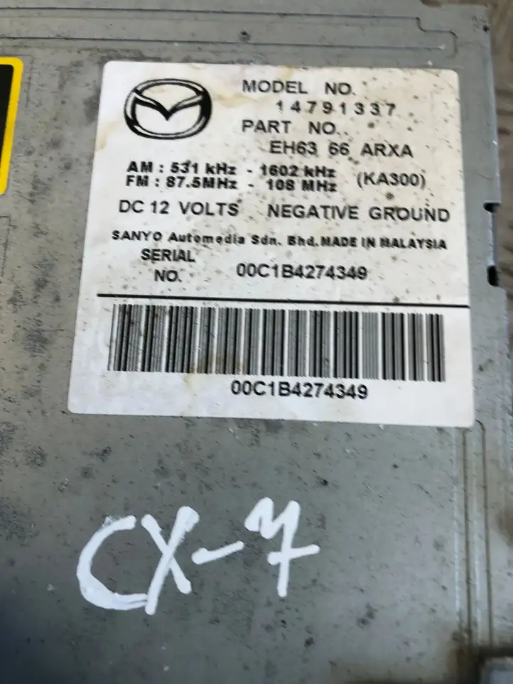Mazda CX-7 (2006 - 2009) 14791337 Магнитола / мультимедийная система — фото 5