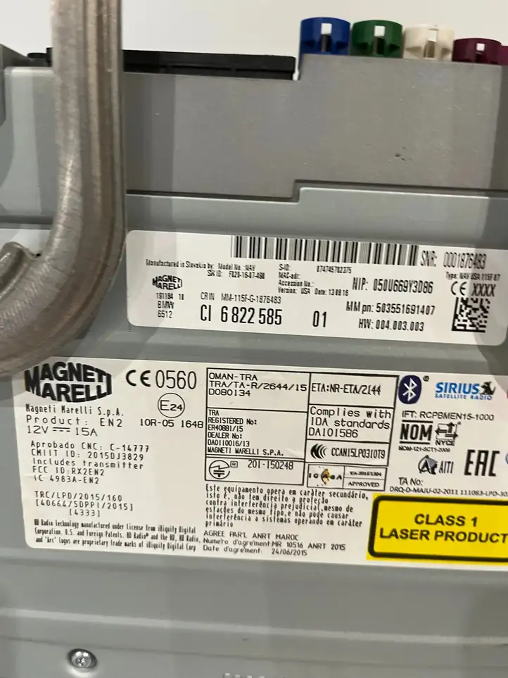 BMW i3 (2013 - ) 6822585 Магнитола / мультимедийная система — фото 4