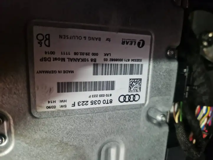 Audi A5 8T 8F (2007 - 2011) 8T0035223F Усилитель звука — фото 5