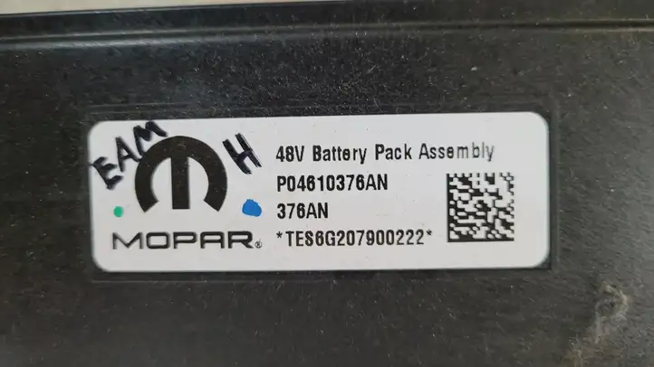Dodge Ram (2018 - ) 04610376AN Модуль аккумуляторной батареи гибридного автомобиля / электромобиля — фото 3
